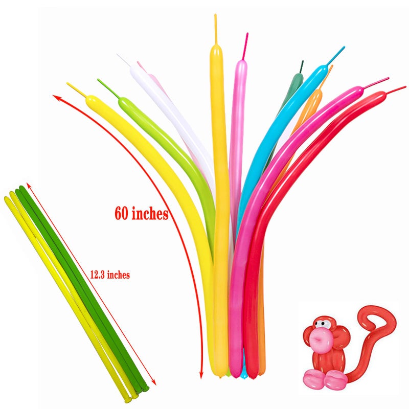 KADBANER 260Q Long Balloons 100 Pack latex balloons Graduation Wedding Reunion Party Birthday - Image 3